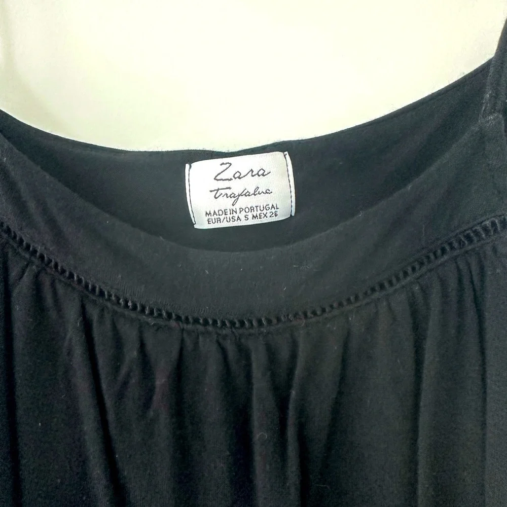 Zara Black Tank Top Size S - Picture 3 of 3